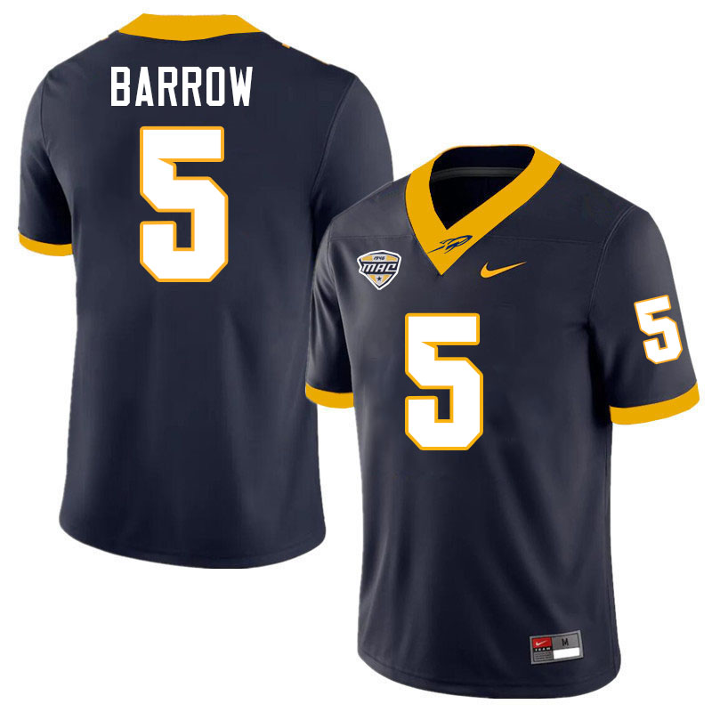 Jackson Barrow Toledo Jersey,Toledo Rockets #5 Jackson Barrow Jersey Youth College-Navy